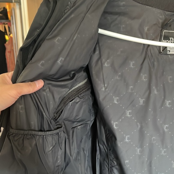 Northface water-resistant goose down jacket with removable fur lined hood - Picture 7 of 9